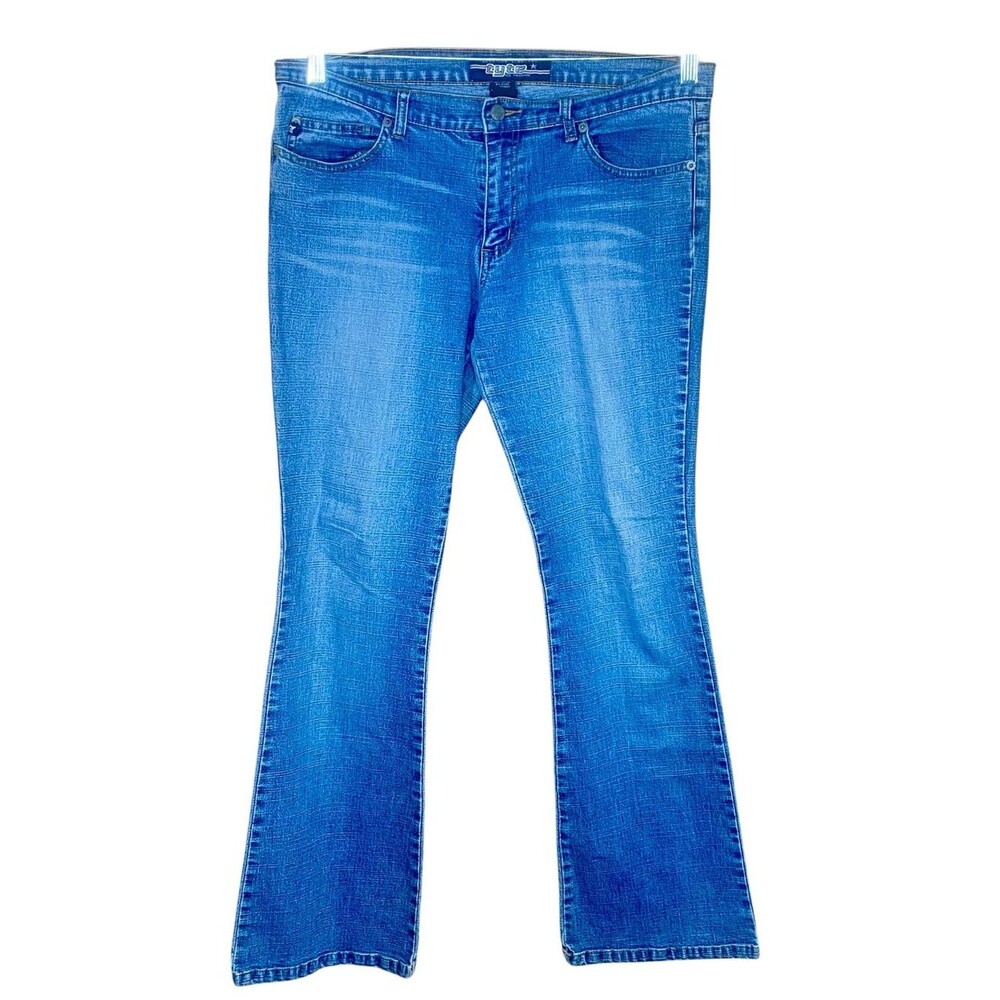 Tyte American Standard Jeans Y2K 90s Vtg Flare Leg Stretch Juniors Size 13